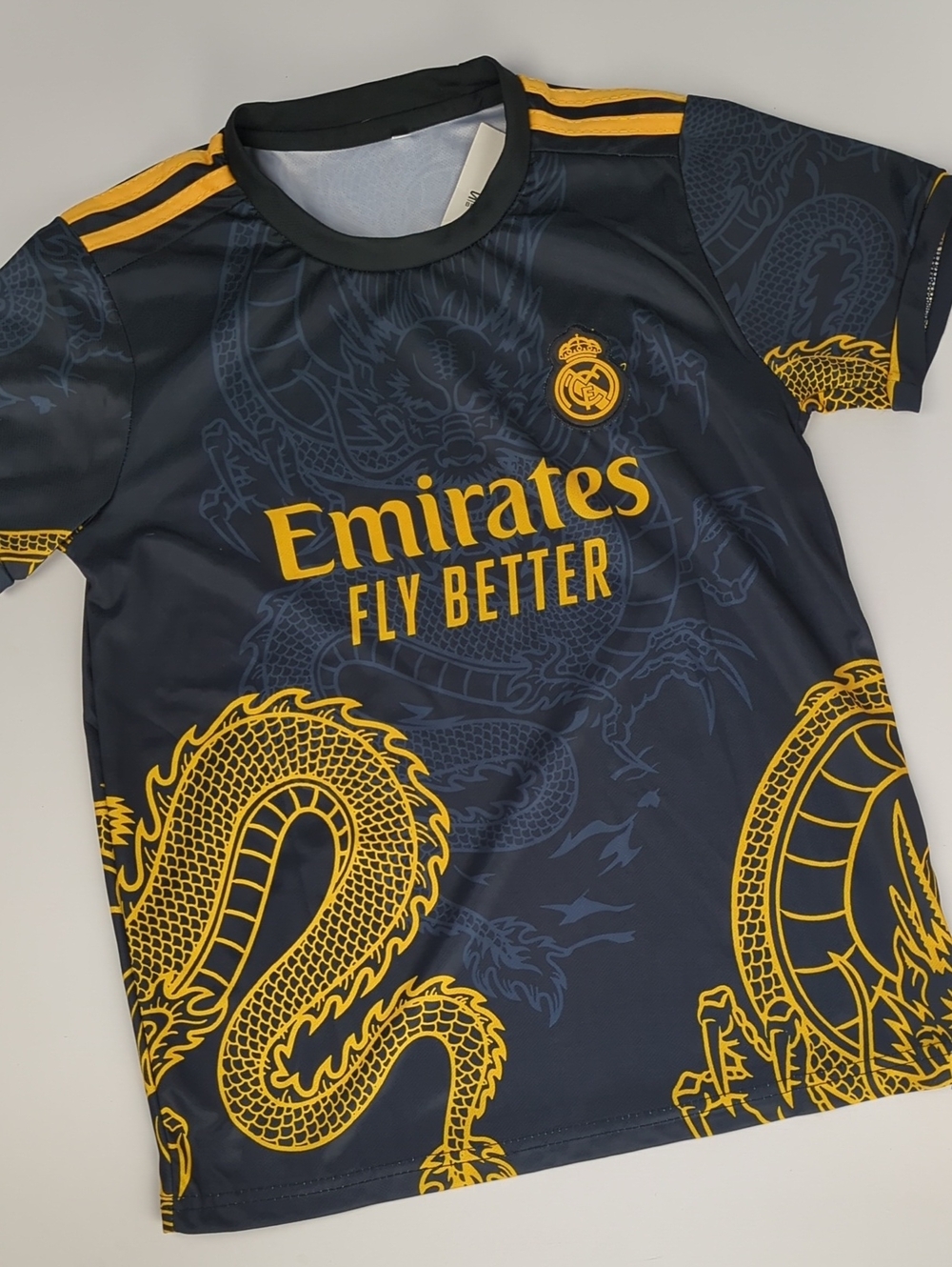 REAL MADRID Kylian Mbappe Dragon Special Emirates Youth Jersey